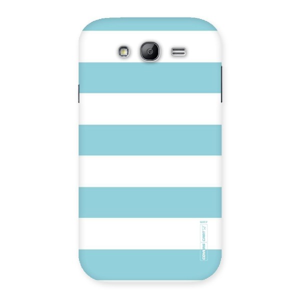 Pastel Blue White Stripes Back Case for Galaxy Grand Neo