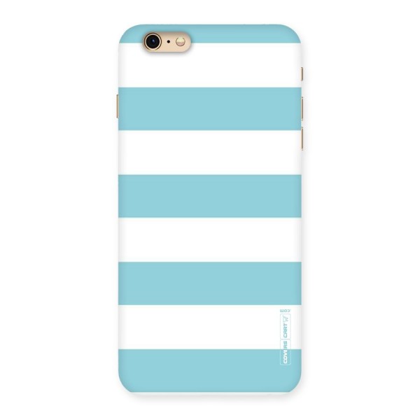 Pastel Blue White Stripes Back Case for iPhone 6 Plus 6S Plus