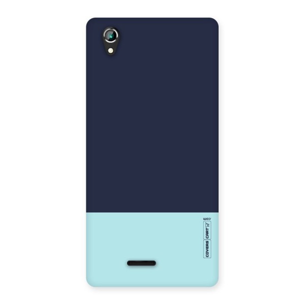 Pastel Blues Back Case for Lava Iris 800
