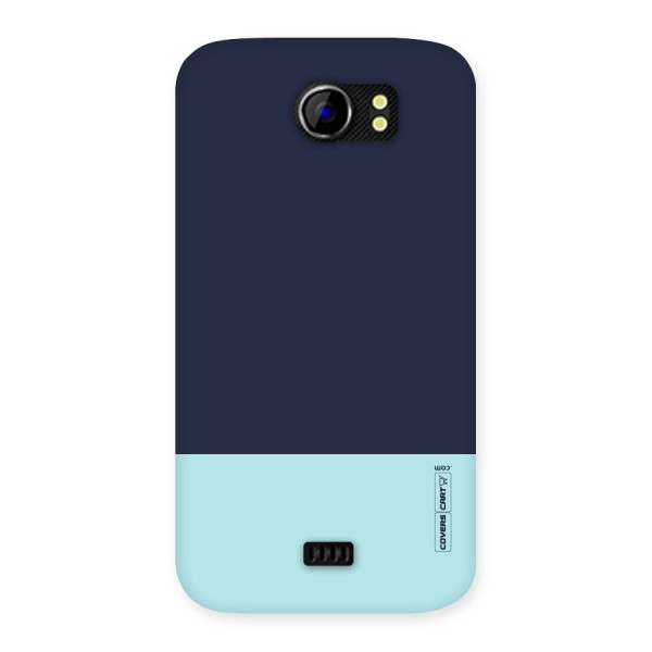 Pastel Blues Back Case for Micromax Canvas 2 A110