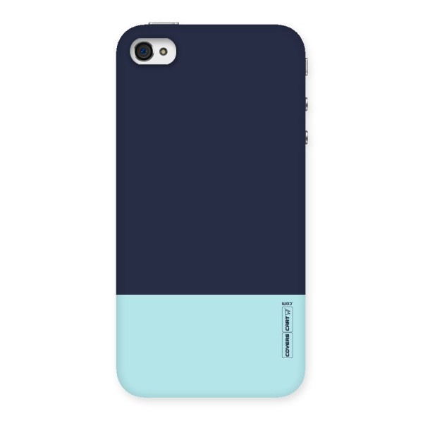 Pastel Blues Back Case for iPhone 4 4s