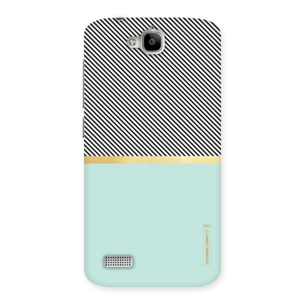 Pastel Green Base Stripes Back Case for Honor Holly
