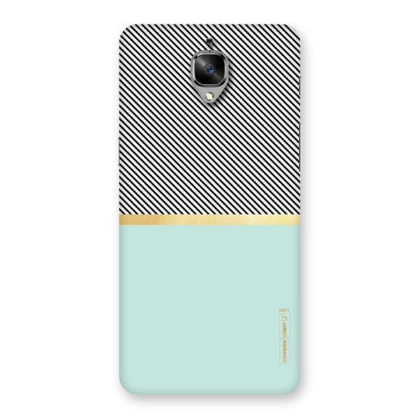Pastel Green Base Stripes Back Case for OnePlus 3T