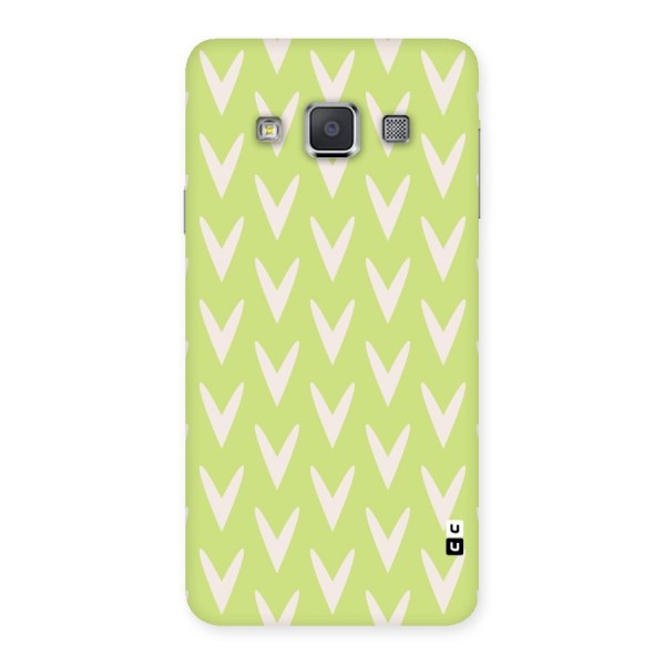 Pastel Green Grass Back Case for Galaxy A3