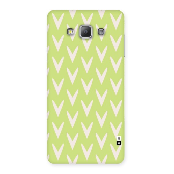 Pastel Green Grass Back Case for Galaxy A7