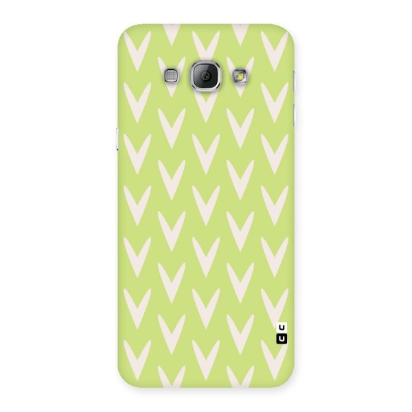 Pastel Green Grass Back Case for Galaxy A8
