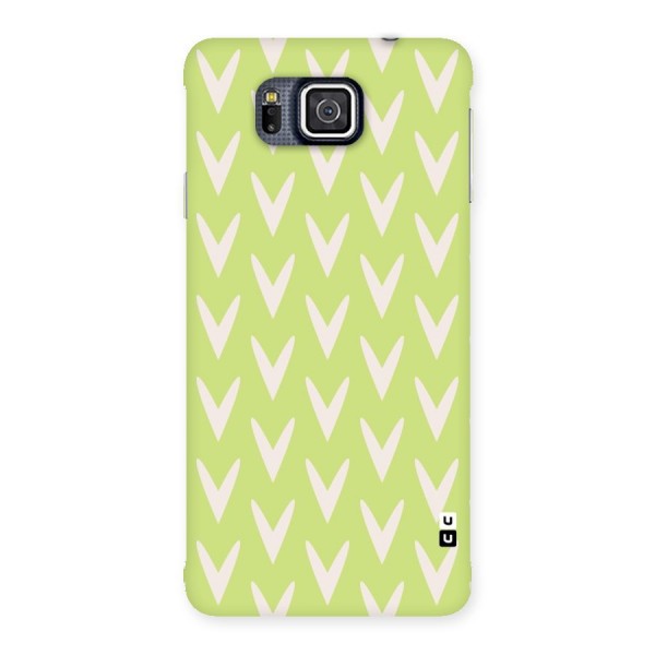 Pastel Green Grass Back Case for Galaxy Alpha