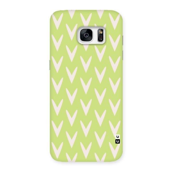 Pastel Green Grass Back Case for Galaxy S7 Edge