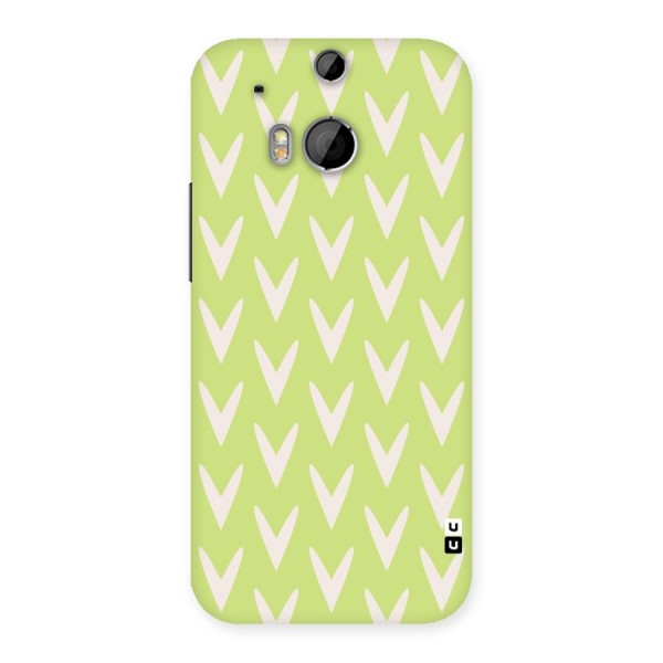 Pastel Green Grass Back Case for HTC One M8
