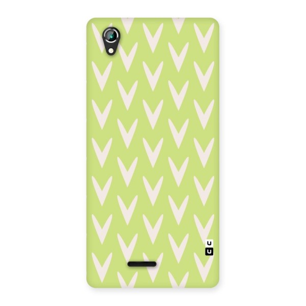 Pastel Green Grass Back Case for Lava Iris 800