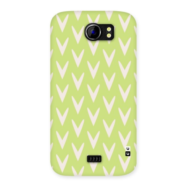 Pastel Green Grass Back Case for Micromax Canvas 2 A110