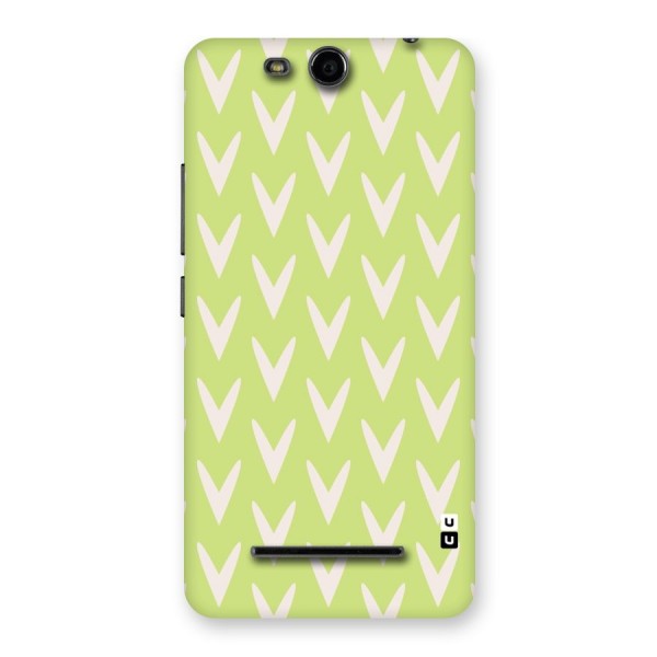 Pastel Green Grass Back Case for Micromax Canvas Juice 3 Q392