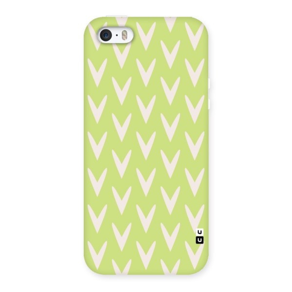 Pastel Green Grass Back Case for iPhone SE