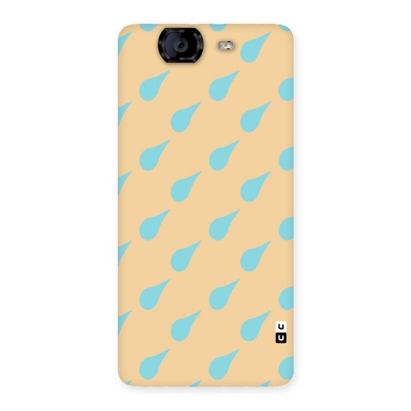 Pastel Orange Drops Back Case for Canvas Knight A350