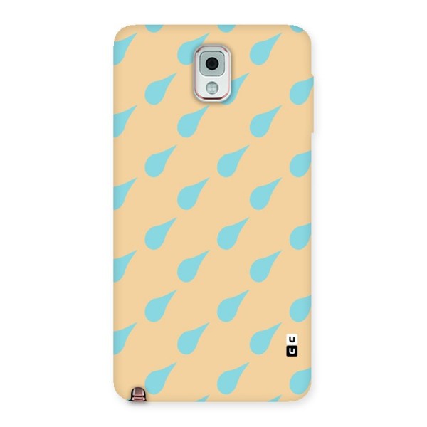 Pastel Orange Drops Back Case for Galaxy Note 3