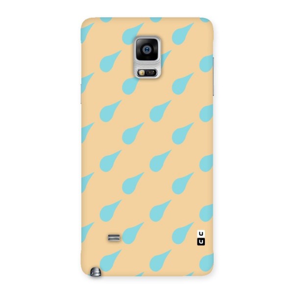 Pastel Orange Drops Back Case for Galaxy Note 4