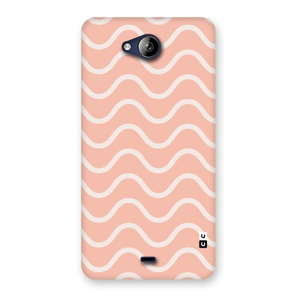 Pastel Peach Waves Back Case for Canvas Play Q355
