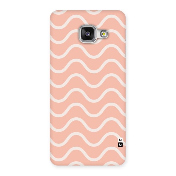 Pastel Peach Waves Back Case for Galaxy A3 2016