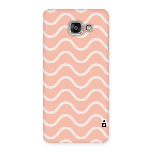 Pastel Peach Waves Back Case for Galaxy A7 2016