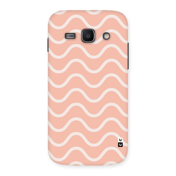 Pastel Peach Waves Back Case for Galaxy Ace 3