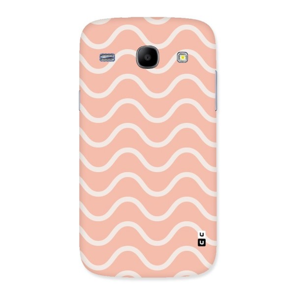 Pastel Peach Waves Back Case for Galaxy Core
