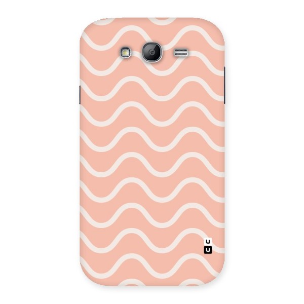 Pastel Peach Waves Back Case for Galaxy Grand