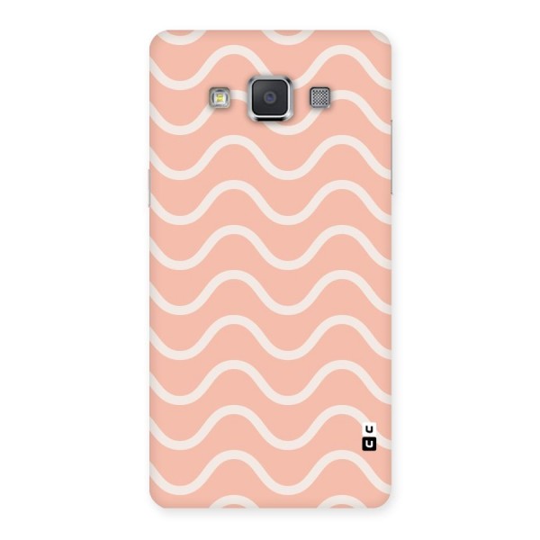 Pastel Peach Waves Back Case for Galaxy Grand Max