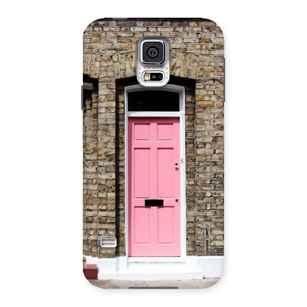 Pastel Pink Door Back Case for Samsung Galaxy S5