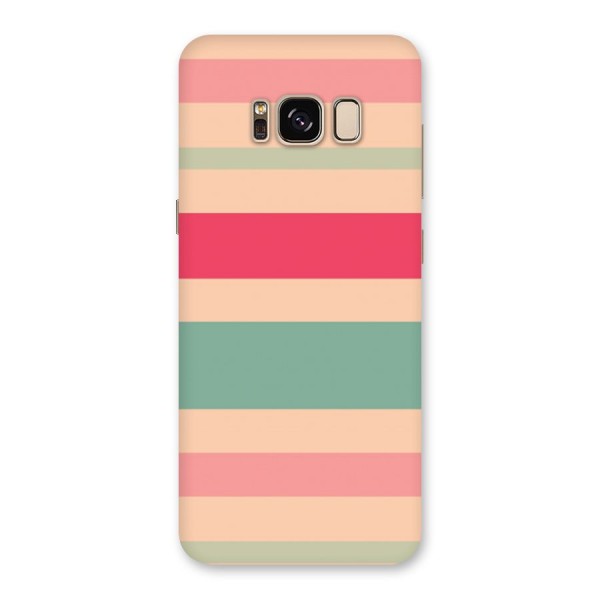 Pastel Stripes Vintage Back Case for Galaxy S8
