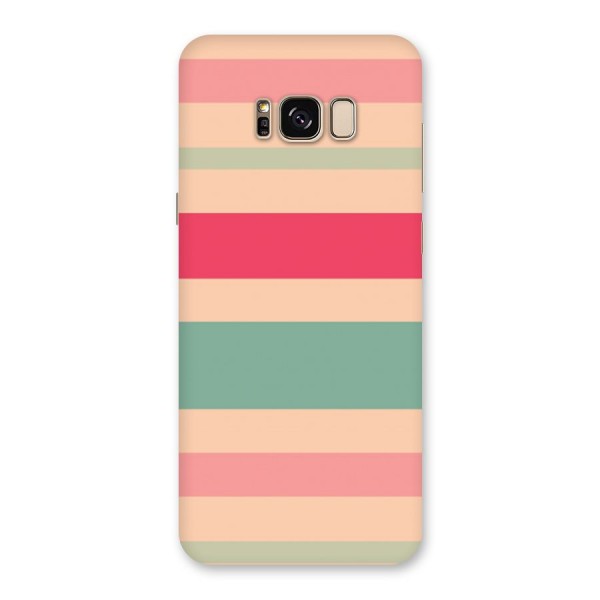 Pastel Stripes Vintage Back Case for Galaxy S8 Plus