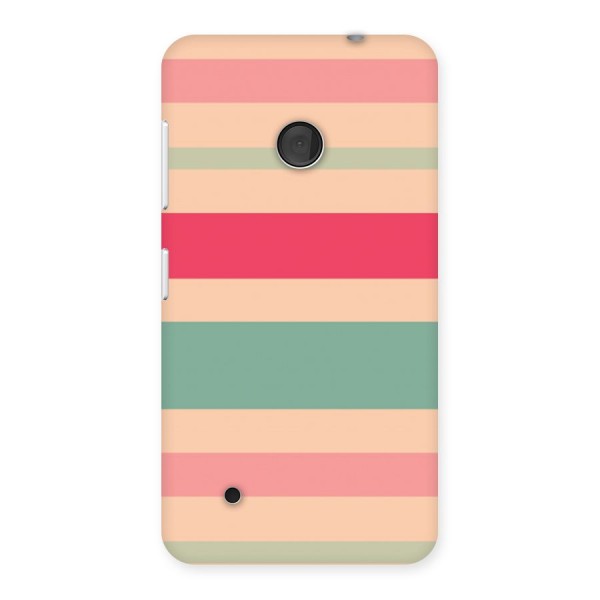 Pastel Stripes Vintage Back Case for Lumia 530