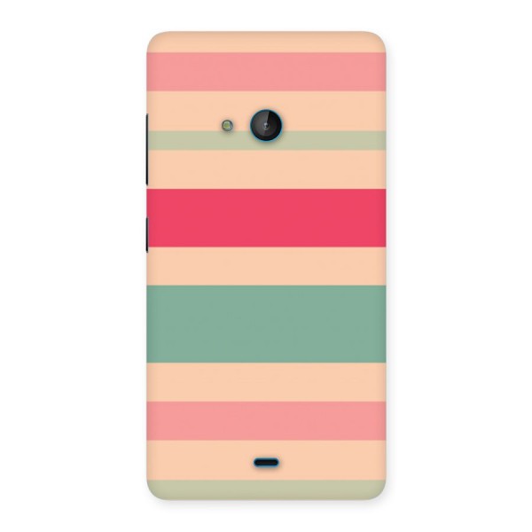 Pastel Stripes Vintage Back Case for Lumia 540