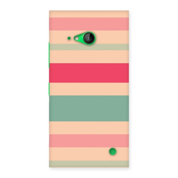 Pastel Stripes Vintage Back Case for Lumia 730