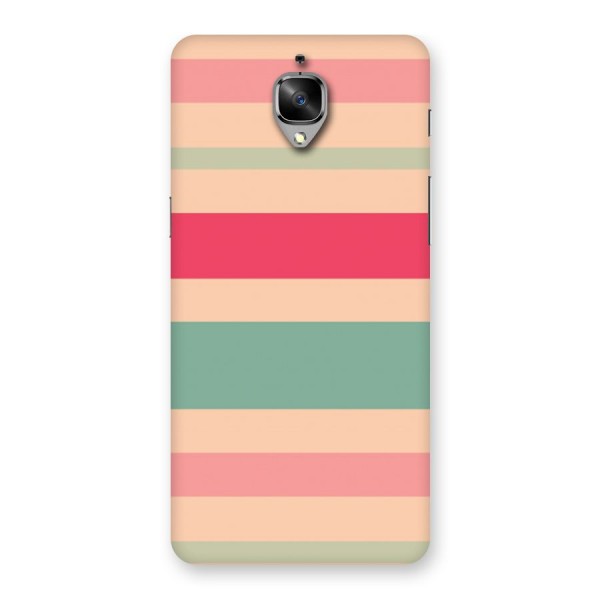 Pastel Stripes Vintage Back Case for OnePlus 3