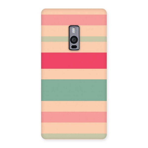 Pastel Stripes Vintage Back Case for OnePlus Two