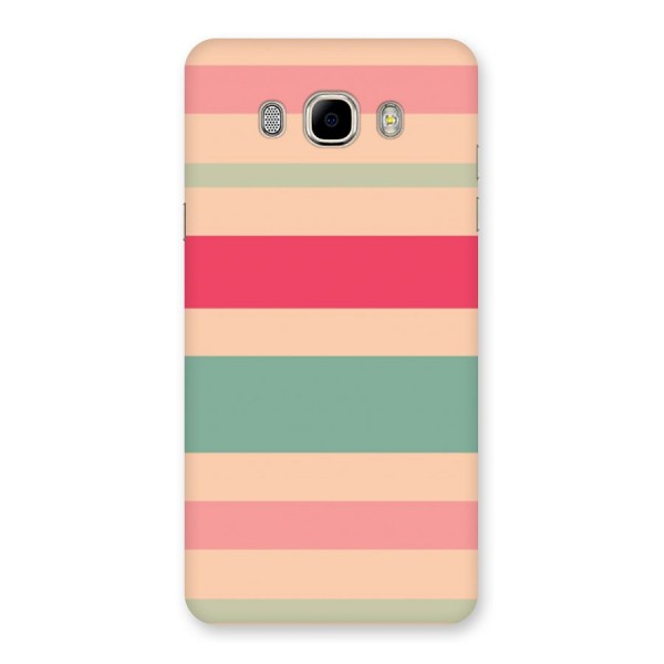 Pastel Stripes Vintage Back Case for Samsung Galaxy J7 2016