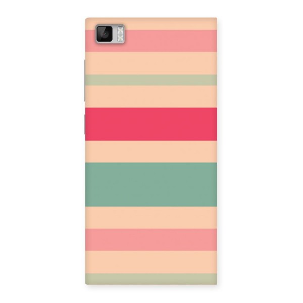 Pastel Stripes Vintage Back Case for Xiaomi Mi3