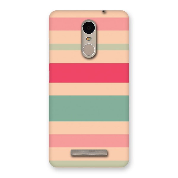 Pastel Stripes Vintage Back Case for Xiaomi Redmi Note 3