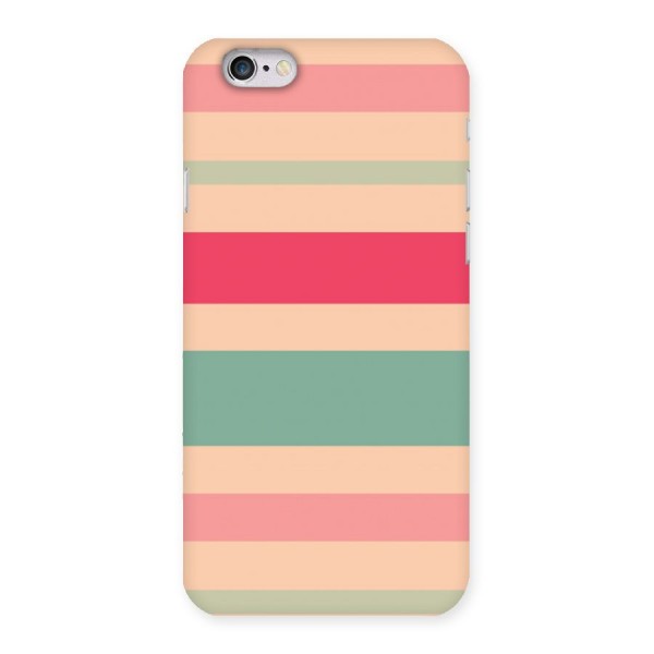 Pastel Stripes Vintage Back Case for iPhone 6 6S