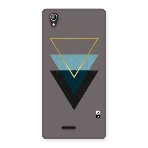 Pastel Triangle Back Case for Lava Iris 800