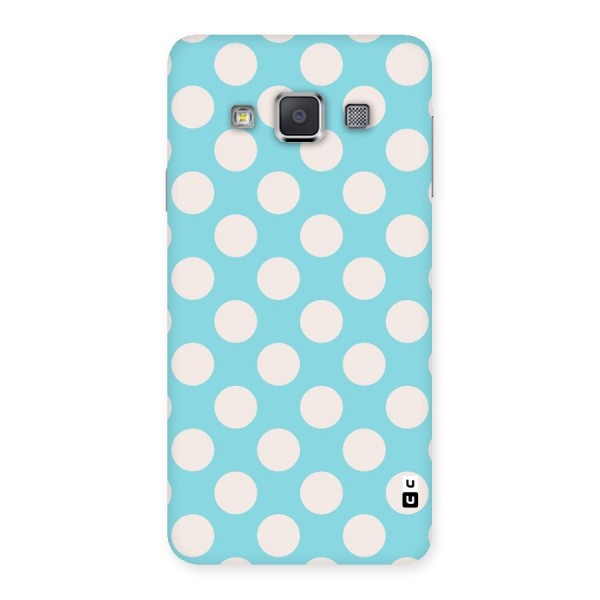 Pastel White Polka Dots Back Case for Galaxy A3