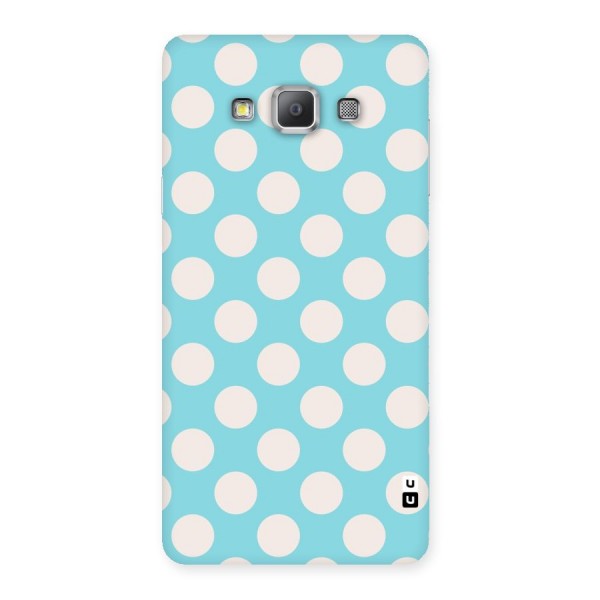 Pastel White Polka Dots Back Case for Galaxy A7