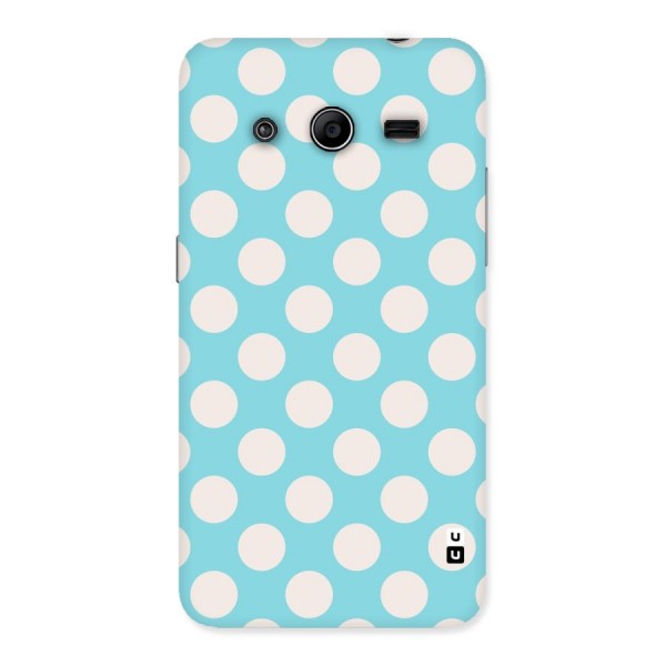 Pastel White Polka Dots Back Case for Galaxy Core 2