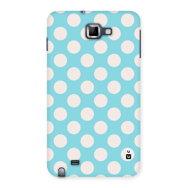 Pastel White Polka Dots Back Case for Galaxy Note