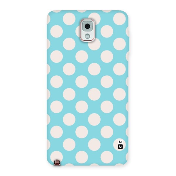 Pastel White Polka Dots Back Case for Galaxy Note 3