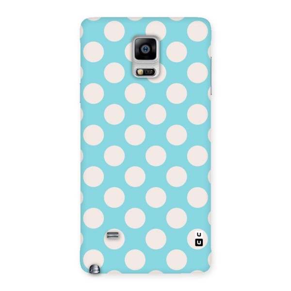 Pastel White Polka Dots Back Case for Galaxy Note 4