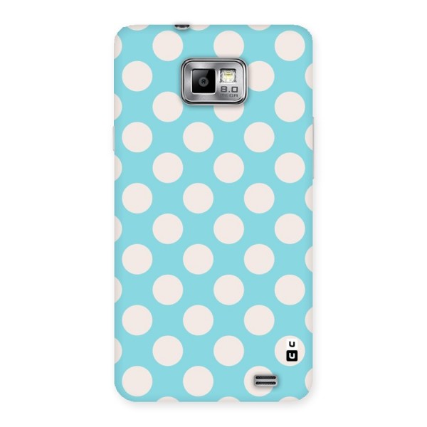 Pastel White Polka Dots Back Case for Galaxy S2