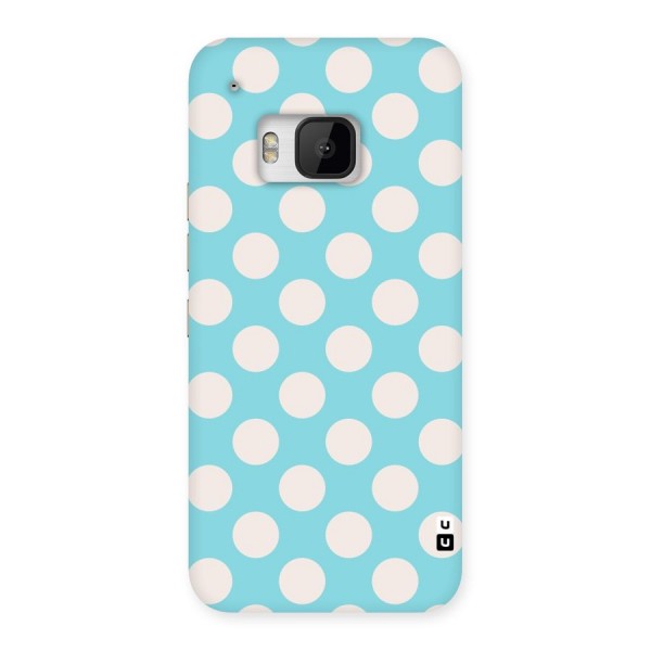 Pastel White Polka Dots Back Case for HTC One M9