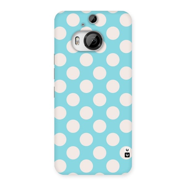Pastel White Polka Dots Back Case for HTC One M9 Plus