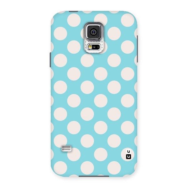 Pastel White Polka Dots Back Case for Samsung Galaxy S5